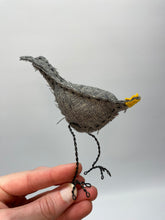 Load image into Gallery viewer, Bird with Wire Legs - Grey
