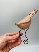 Load image into Gallery viewer, Bird with Wire Legs - Soft Pink
