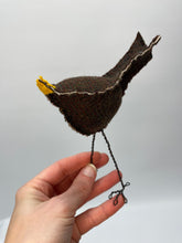 Load image into Gallery viewer, Bird with Wire Legs - Green and Brown
