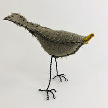 Load image into Gallery viewer, Bird with Wire Legs - Gold Wool
